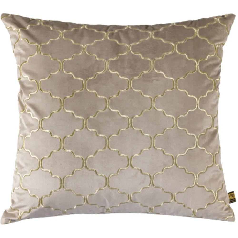 Kussen Lizze Beige Goud 60 x 60 cm